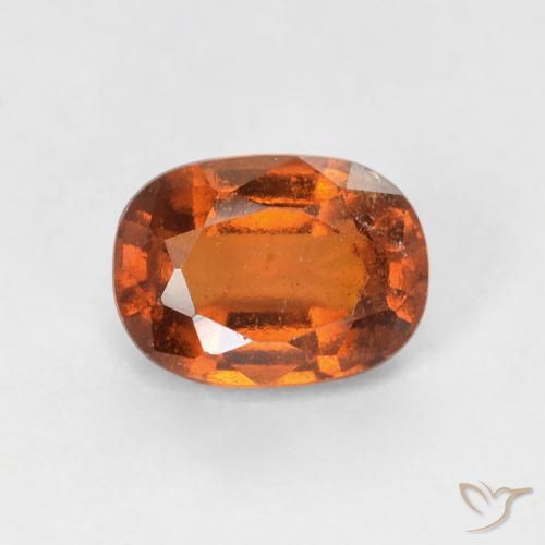1.12ct 天然 ディープオレンジ ヘソナイトガーネット, クッション, VS-SI