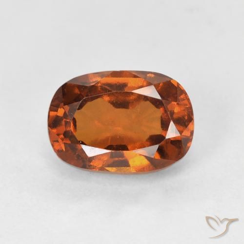1.94ct 天然 赤みがかったオレンジ ヘソナイトガーネット, 楕円形, VS