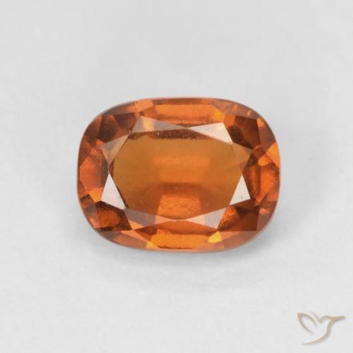 1.83ct 天然 Medium Dark-Orange ヘソナイトガーネット, クッション, VVS-VS