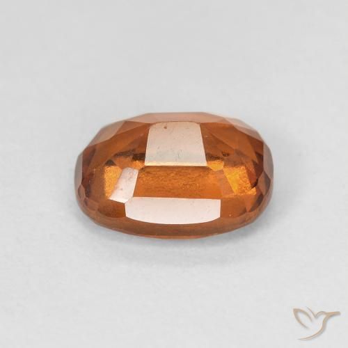 1.83カラットの天然Medium Dark-Orangeヘソナイトガーネット、クッション、VVS-VS