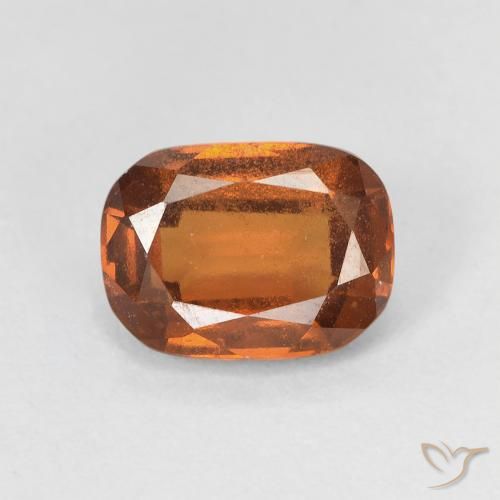 1.82ct 天然 ミディアムオレンジ ヘソナイトガーネット, クッション, VVS-VS