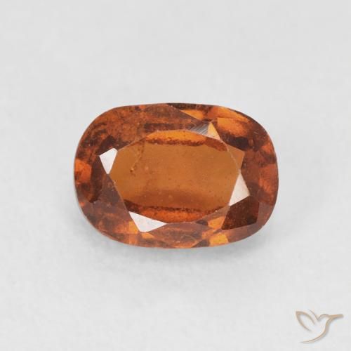 1.24ct 天然 Medium Dark-Orange ヘソナイトガーネット, クッション, VS-SI