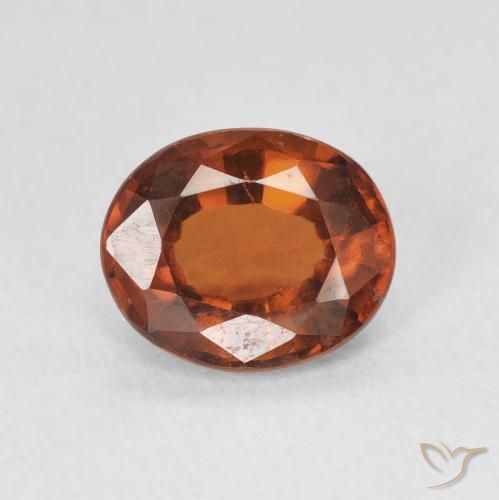 2.00ct 天然 ディープオレンジ ヘソナイトガーネット, 楕円形, VS