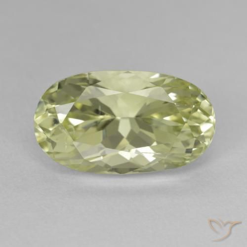 9.83ct 天然 ライトグリーン ヒデナイト, 楕円形, VS-SI