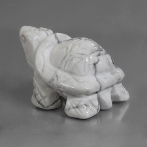 368.10カラットの天然灰色がかった白ハウライト、ファンシーシェイプ、オペーク