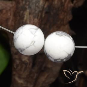 Shop natural 30.20ct 灰色がかった白 ハウライト gems, スフェア / ボール, from アメリカ at GemSelect. In stock, global shipping!