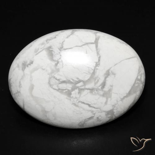 17.14ct 天然 灰色がかった白 ハウライト, 楕円形, オペーク