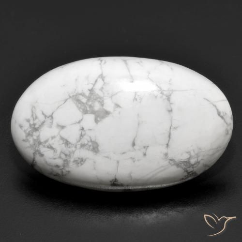 22.76ct 天然 灰色がかった白 ハウライト, 楕円形, オペーク