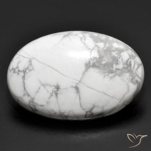 31.05ct 天然 灰色がかった白 ハウライト, 楕円形, オペーク
