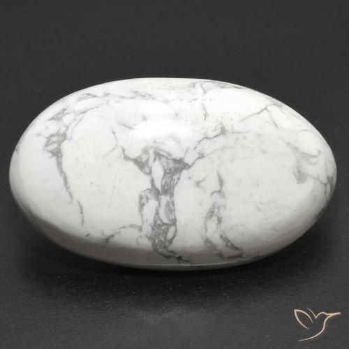 22.94ct 天然 灰色がかった白 ハウライト, 楕円形, オペーク