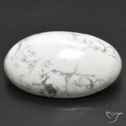 22.32ct 天然 灰色がかった白 ハウライト, 楕円形, オペーク