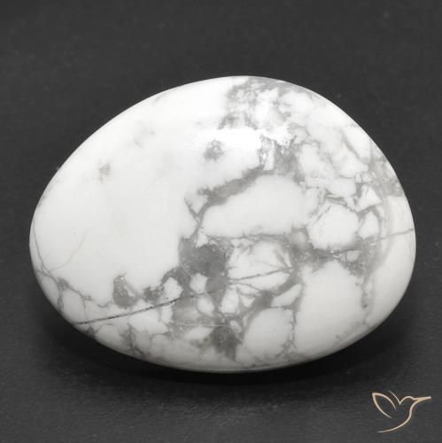 16.57ct 天然 灰色がかった白 ハウライト, ファンシー, オペーク