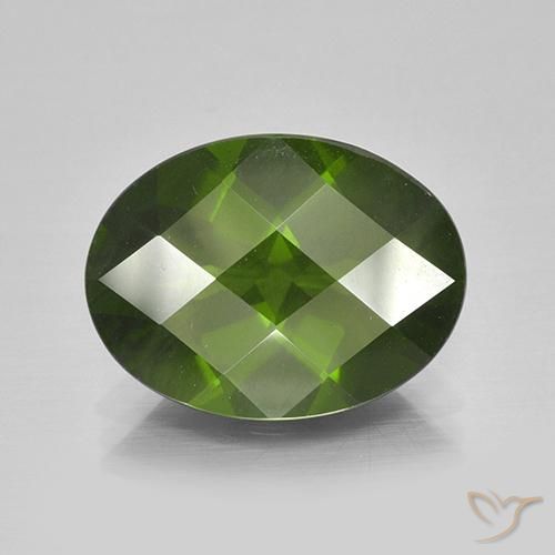 6.65ct 天然 海藻グリーン アイドクレース, 楕円形, VS