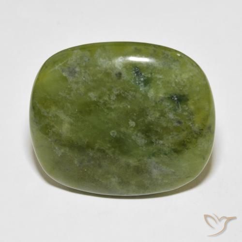 45.31ct 天然 アースグリーン アイドクレース, クッション, オペーク