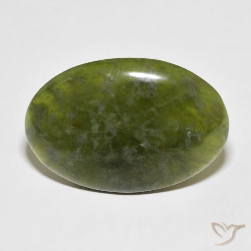 39.68ct 天然 アースグリーン アイドクレース, 楕円形, オペーク