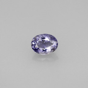 0.47カラットの天然バイオレットアイオライト（5.8×4.6 mm・オーバルカット）