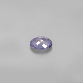 0.57カラットの天然バイオレットブルーアイオライト（6.4×5.2 mm・オーバルカット）