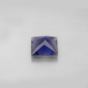 1.20カラットの天然バイオレットブルーアイオライト（6.8×6.7 mm・四角）