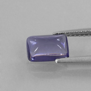 0.95カラットの天然バイオレットブルーアイオライト、透明、透明/半透明