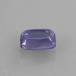 1.29カラットの天然バイオレットブルーアイオライト（8×5.8 mm・透明）