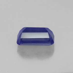 1.76カラットの天然バイオレットブルーアイオライト（9.4×5.3 mm・エメラルドカット）