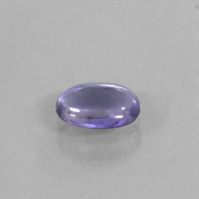0.55カラットの天然バイオレットブルーアイオライト（7×5.1 mm・オーバルカット）