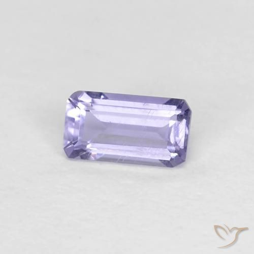 0.21カラットの天然Medium Light-Violetアイオライト、八角形 / エメラルドカット、VS