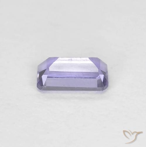 0.21カラットの天然Medium Light-Violetアイオライト、八角形 / エメラルドカット、VS