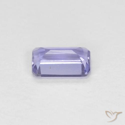 0.21カラットの天然Medium Light-Violetアイオライト、八角形 / エメラルドカット、VVS-VS