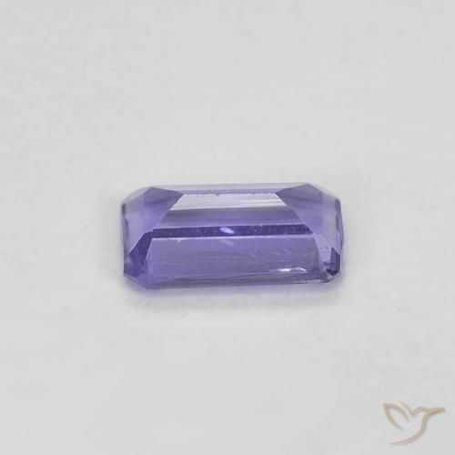 0.23カラットの天然ピンクがかったバイオレットアイオライト、八角形 / エメラルドカット、VVS-VS