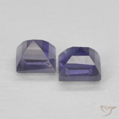 Shop natural 0.20ct ディープパープル アイオライト gems, 四角形, from マダガスカル at GemSelect. In stock, global shipping!