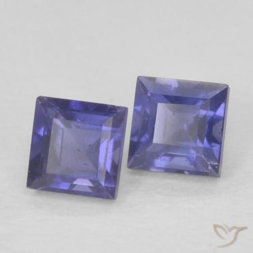 Shop natural 0.22ct 濃い青がかった紫 アイオライト gems, 四角形, from マダガスカル at GemSelect. In stock, global shipping!