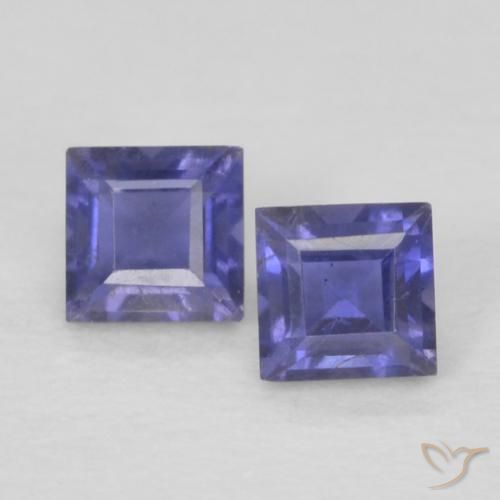 Shop natural 0.19ct 濃い青がかった紫 アイオライト gems, 四角形, from マダガスカル at GemSelect. In stock, global shipping!