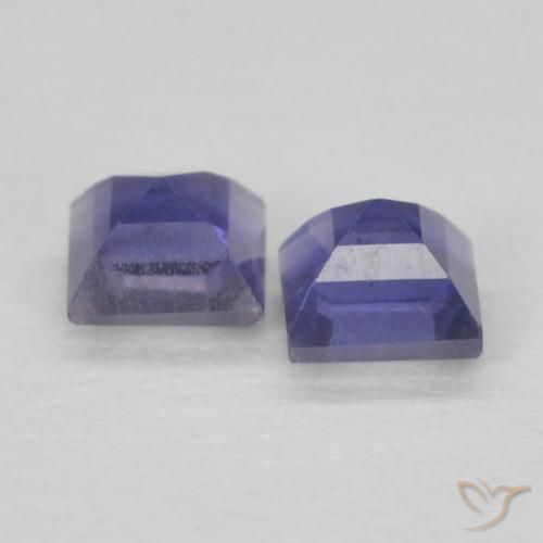 Shop natural 0.19ct 濃い青がかった紫 アイオライト gems, 四角形, from マダガスカル at GemSelect. In stock, global shipping!