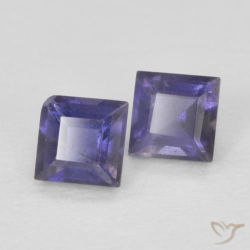 Shop natural 0.15ct ディープパープル アイオライト gems, 四角形, from マダガスカル at GemSelect. In stock, global shipping!