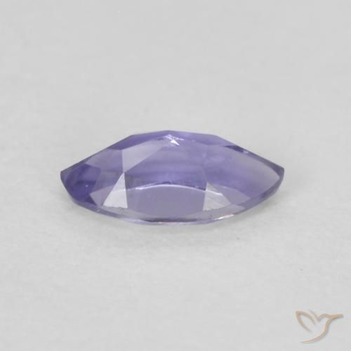 0.19カラットの天然Medium Light-Violetアイオライト、マーキーズ、VVS