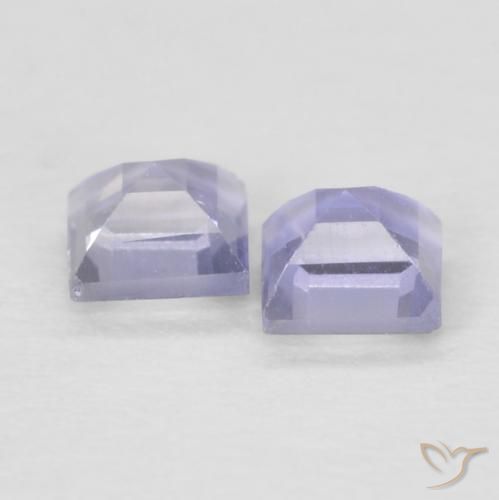 Shop natural 0.17ct 薄いパープルがかったブルー アイオライト gems, 四角形, from マダガスカル at GemSelect. In stock, global shipping!