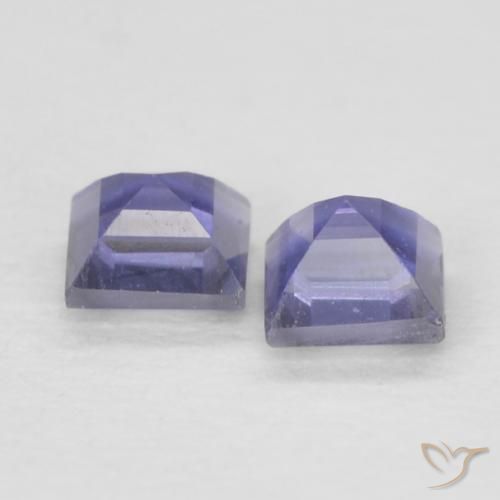 Shop natural 0.18ct ダークブルー アイオライト gems, 四角形, from マダガスカル at GemSelect. In stock, global shipping!