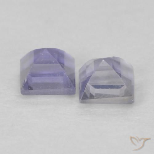 Shop natural 0.20ct 薄いパープルがかったブルー アイオライト gems, 四角形, from マダガスカル at GemSelect. In stock, global shipping!