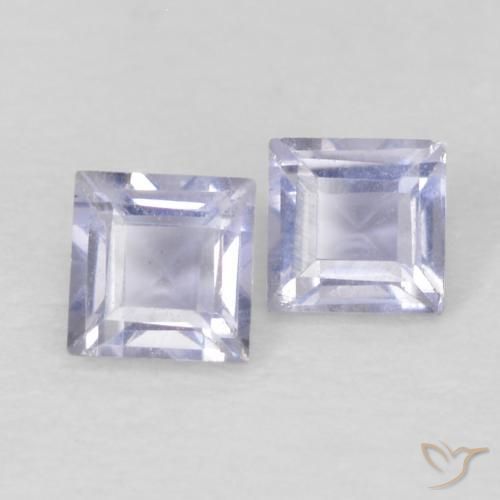 Shop natural 0.18ct 薄いスカイブルー アイオライト gems, 四角形, from マダガスカル at GemSelect. In stock, global shipping!