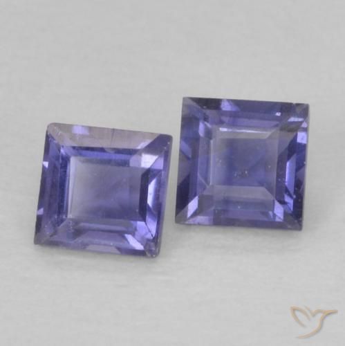 Shop natural 0.18ct 濃い青がかった紫 アイオライト gems, 四角形, from マダガスカル at GemSelect. In stock, global shipping!