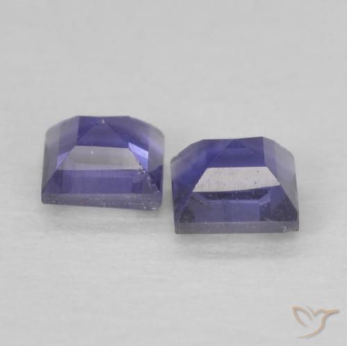 Shop natural 0.18ct 濃い青がかった紫 アイオライト gems, 四角形, from マダガスカル at GemSelect. In stock, global shipping!