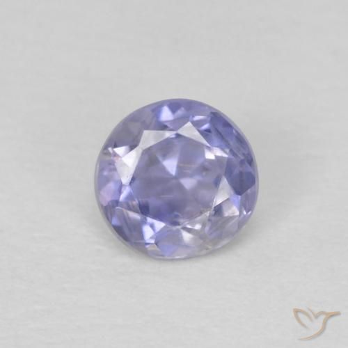 0.19ct 天然 ディープパープル アイオライト, ラウンド, VS