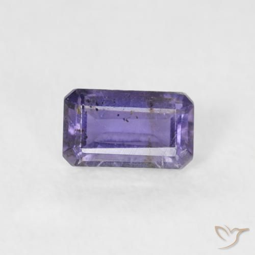 0.27ct 天然 ミディアムバイオレット アイオライト, エメラルドカット, SI