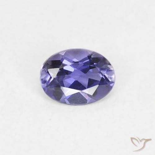 0.16ct 天然 ディープバイオレット アイオライト, 楕円形, VS