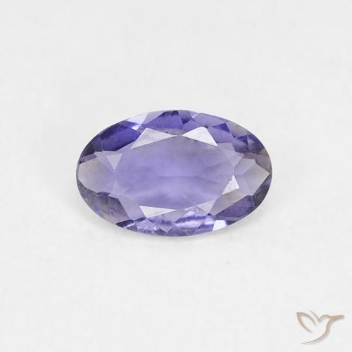 0.27ct 天然 ミディアム薄いバイオレット アイオライト, 楕円形, VS
