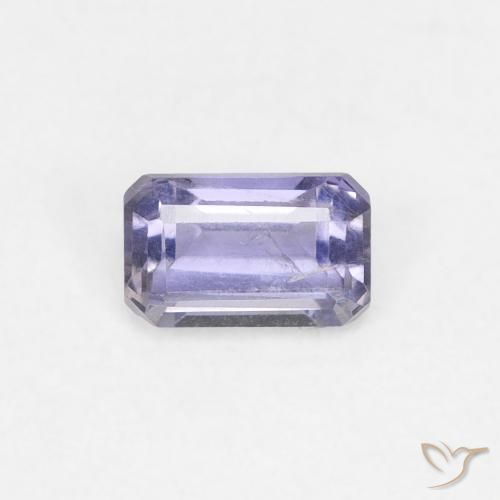 0.32ct 天然 Medium Light-Violet アイオライト, エメラルドカット, VS-SI