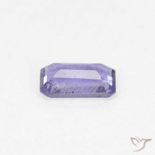 0.25カラットの天然Medium Light-Violetアイオライト、八角形 / エメラルドカット、VS-SI
