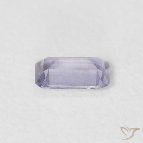 0.18カラットの天然Medium Light-Violetアイオライト、八角形 / エメラルドカット、VS-SI