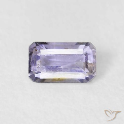 0.29ct 天然 Medium Light-Violet アイオライト, エメラルドカット, VS-SI